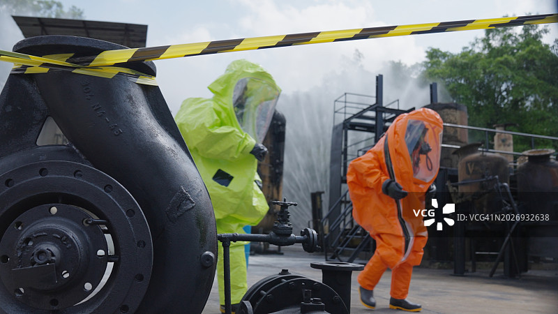 化学品泄漏高级操作培训图片素材