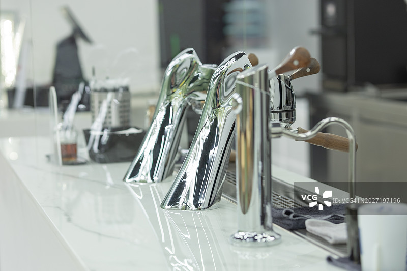 白色咖啡吧图片素材