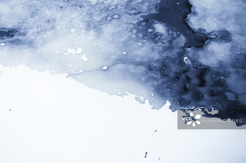 冰冻靛蓝图片素材