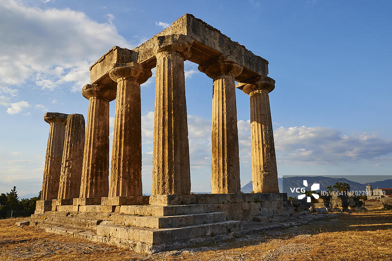 科林斯阿波罗古神庙遗址图片素材