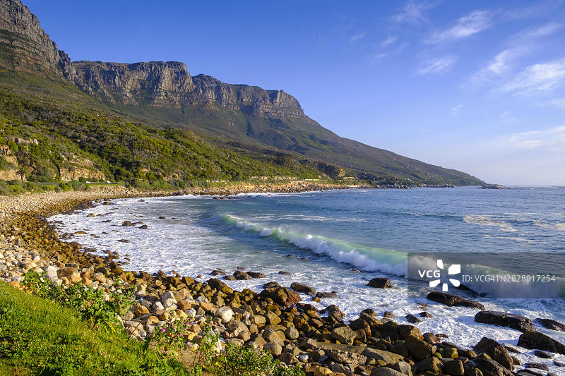 南非开普敦兰迪德诺海滩瞭望点图片素材