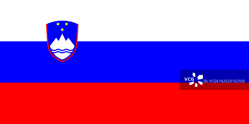 斯洛文尼亚国旗图片素材