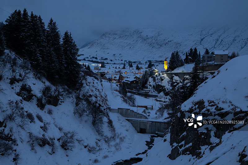 瑞士安德马特图片素材