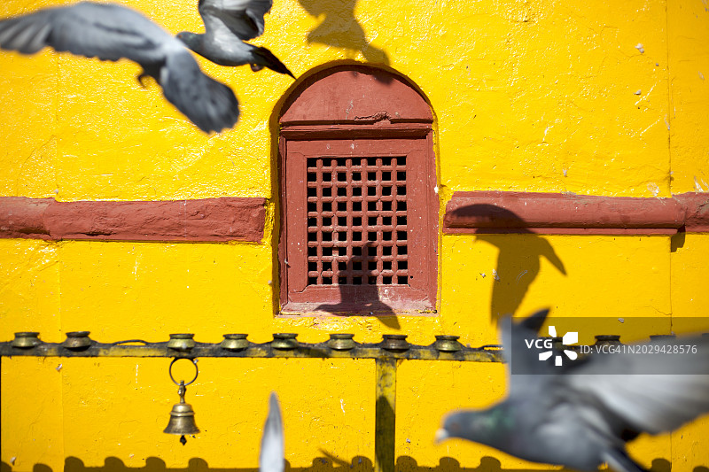 尼泊尔加德满都布达尼尔坎塔寺庙建筑图片素材