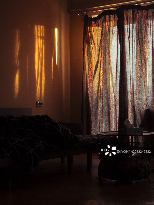 清晨的客厅内部图片素材