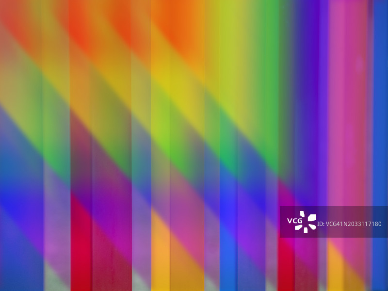 从直线发出的彩色光芒图片素材