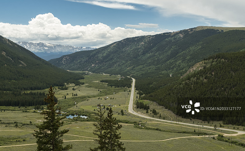 美国科罗拉多州莱德维尔的风景图片素材