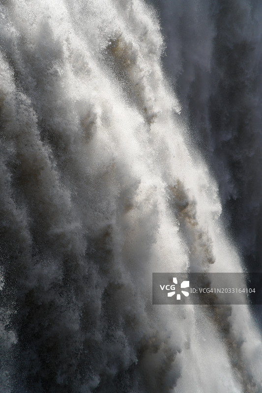 瀑布全景照片图片素材