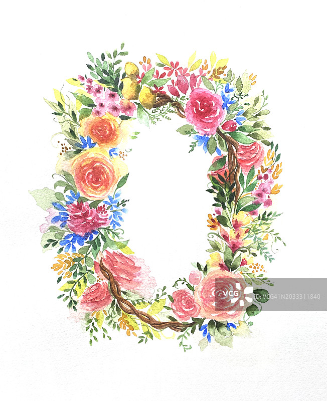 花卉花环图片素材