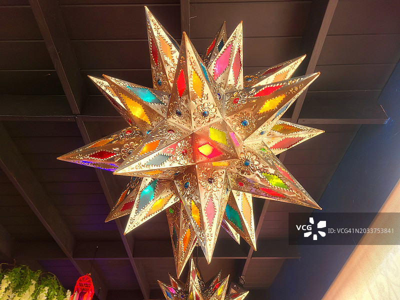 墨西哥民间艺术锡星图片素材