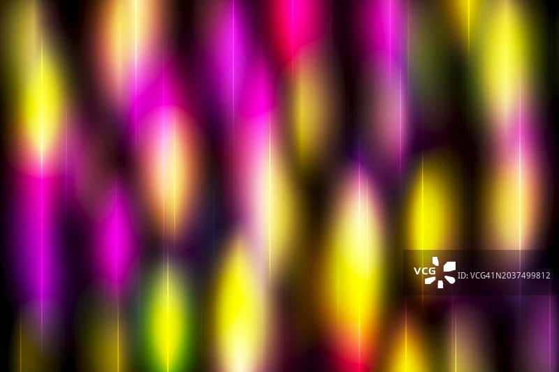 抽象多色背景霓虹紫和黄色灯光图案图片素材