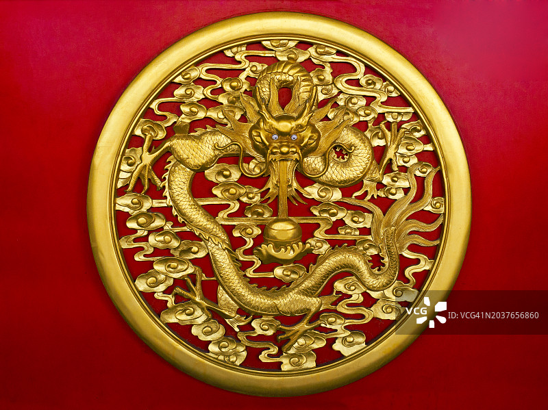 中国北京故宫的龙图片素材