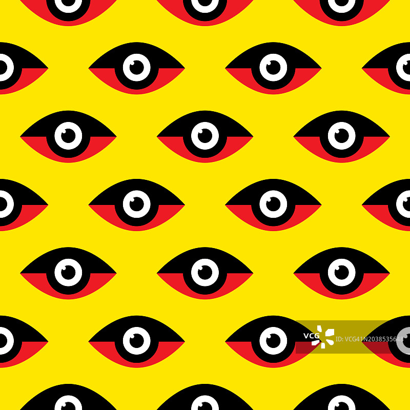 闪耀的眼睛无缝图案图片素材
