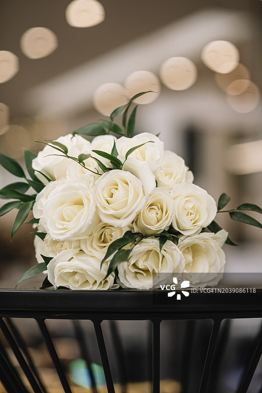 白色玫瑰花束图片素材