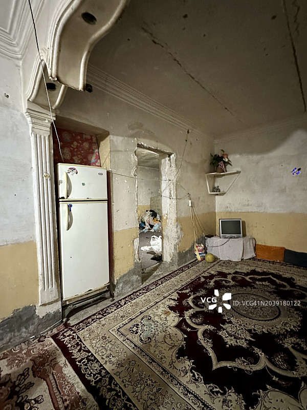 伊朗扎博勒边境小城的旧房子，2020年10月19日图片素材