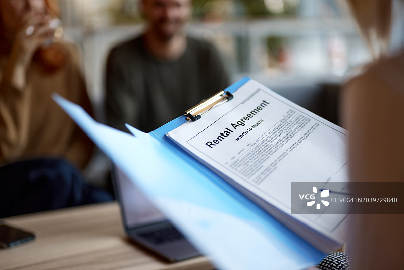 租赁协议图片素材