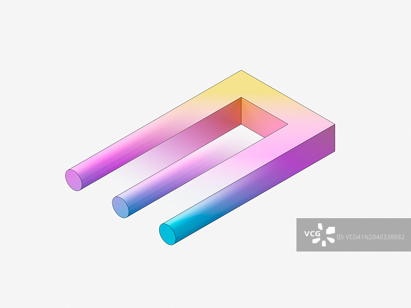 不可能的形状图片素材