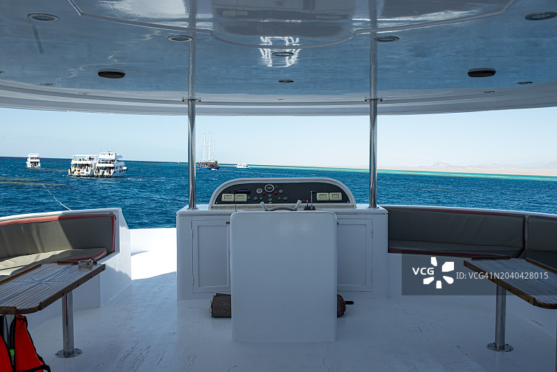 船舶船舵与航海设备图片素材