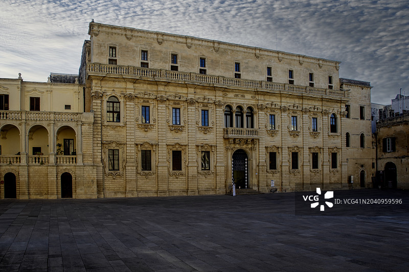 意大利普利亚莱切的主教宫殿图片素材