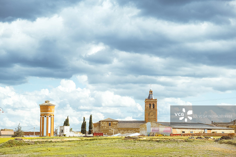 卡斯蒂利亚乡村风光图片素材