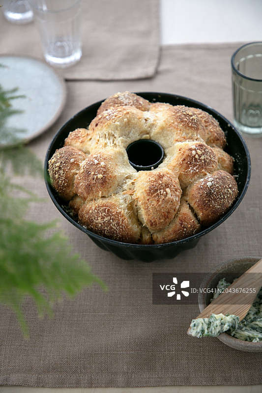 猴子面包和香草黄油图片素材