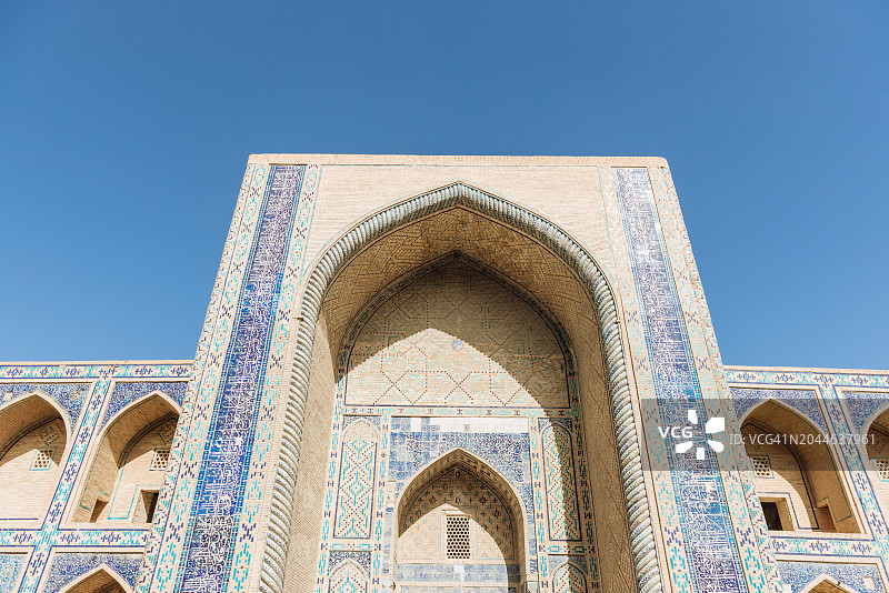 乌兹别克斯坦布哈拉科什伊斯兰学校联合国教科文组织遗产图片素材