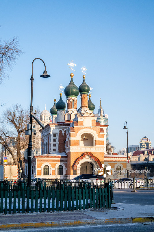 哈尔滨圣·埃夫勒教堂图片素材