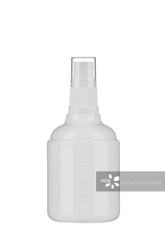 带剪切路径的逼真身体化妆品空包装瓶图片素材