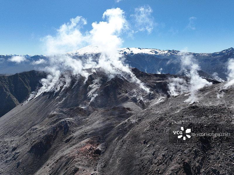 巴塔哥尼亚的活火山图片素材