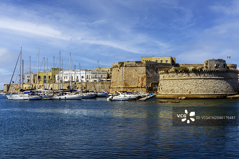 意大利普利亚莱切加利波利图片素材