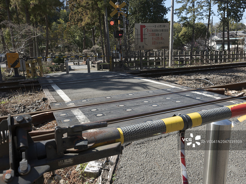 铁路平交道图片素材