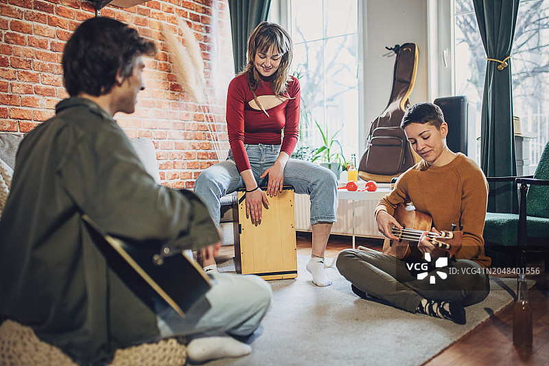 乐队排练图片素材