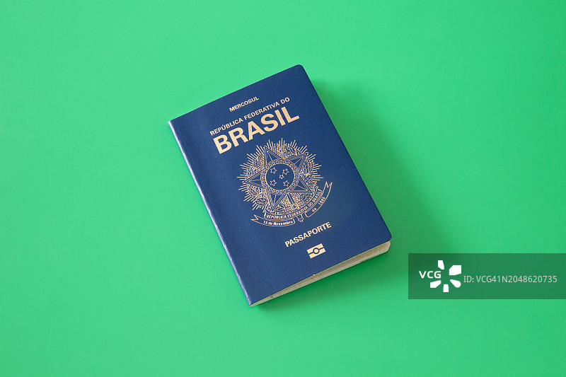 巴西护照证件照图片素材