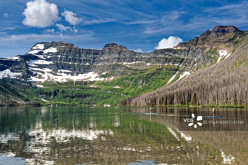 沃特顿湖国家公园的交通不拥堵图片素材