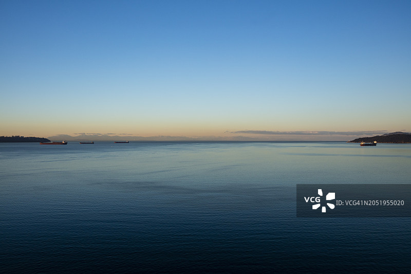 加拿大不列颠哥伦比亚省西温哥华的海岸社区图片素材