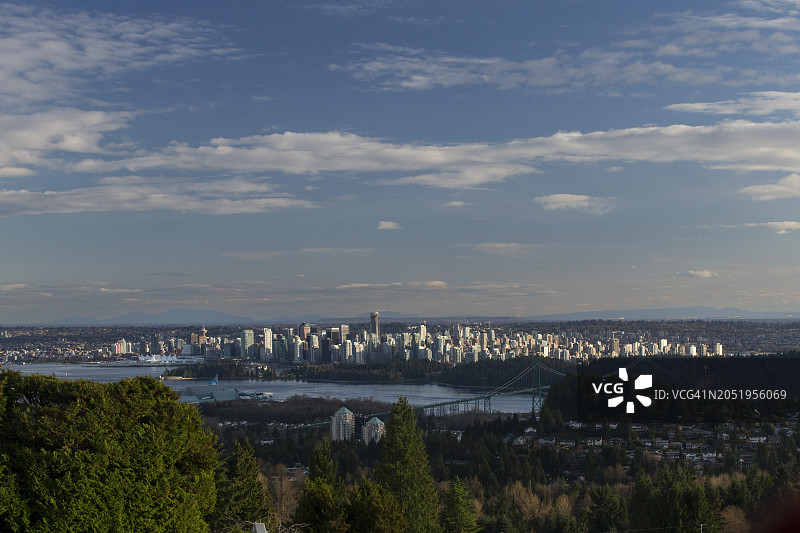 加拿大不列颠哥伦比亚省西温哥华的海岸社区图片素材