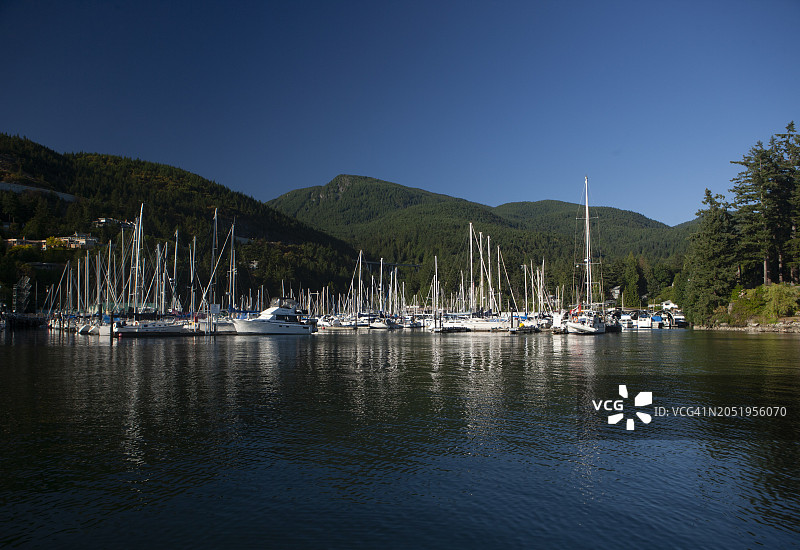 加拿大不列颠哥伦比亚省西温哥华的海岸社区图片素材