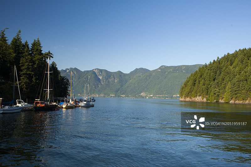 豪湾斯纳格湾博文岛图片素材