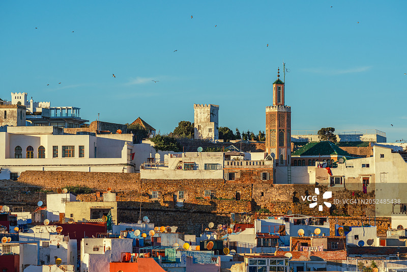摩洛哥丹吉尔麦地那的风景图片素材