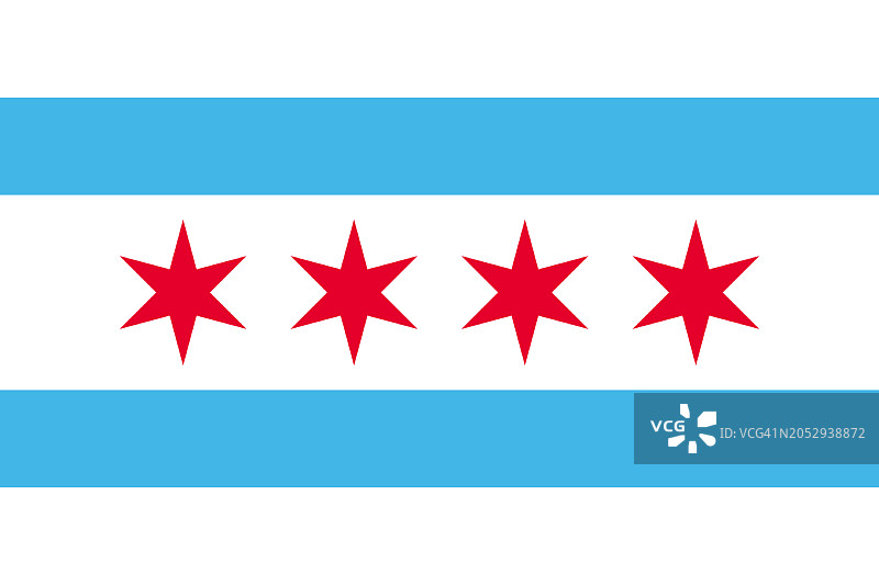 芝加哥市旗图片素材