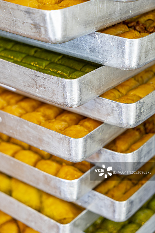 伊斯坦布尔，Hafiz Moustafa糕点茶室图片素材