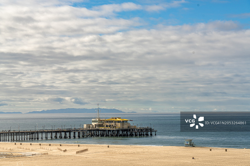 圣莫尼卡码头图片素材