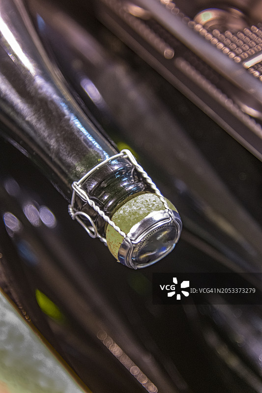 西萨塞克斯酒窖中的气泡酒图片素材