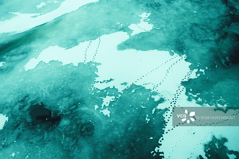 北极水彩抽象背景图片素材