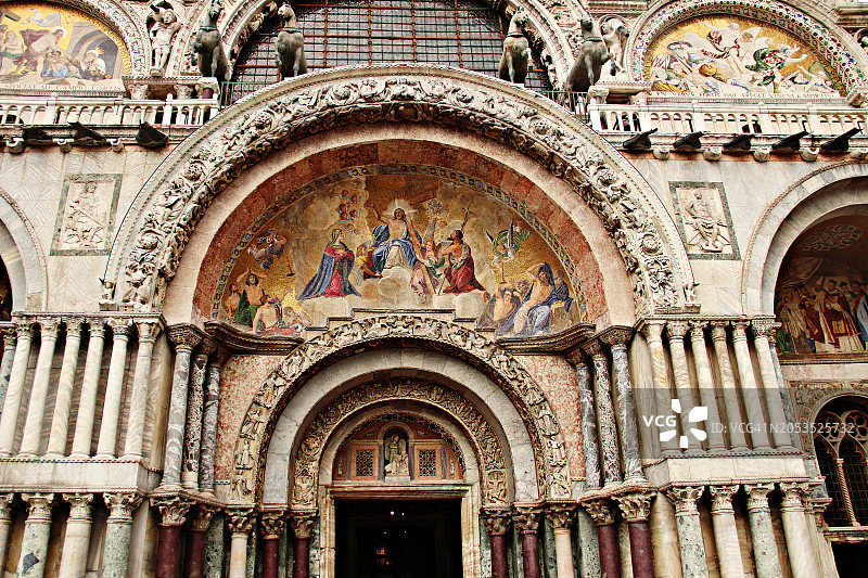 意大利威尼托威尼斯圣马可大教堂图片素材