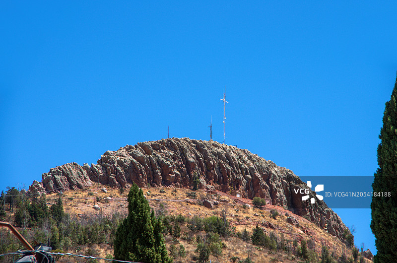 墨西哥萨卡特卡斯州的拉布法山图片素材