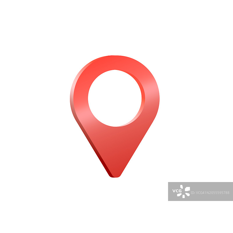 定位点图标集，位置定位，矢量图标图片素材