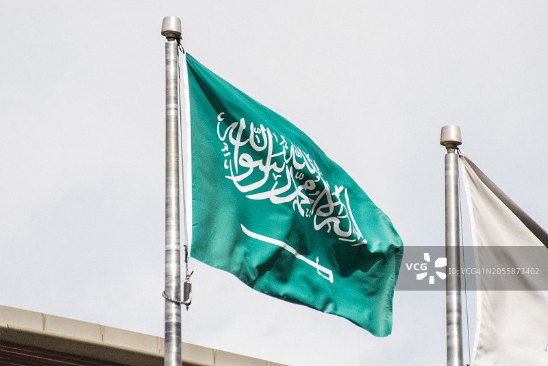 沙特阿拉伯王国国旗图片素材