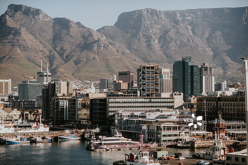 开普敦港的广阔景色图片素材