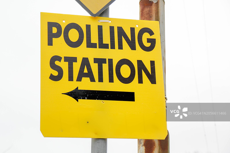 投票站标志图片素材